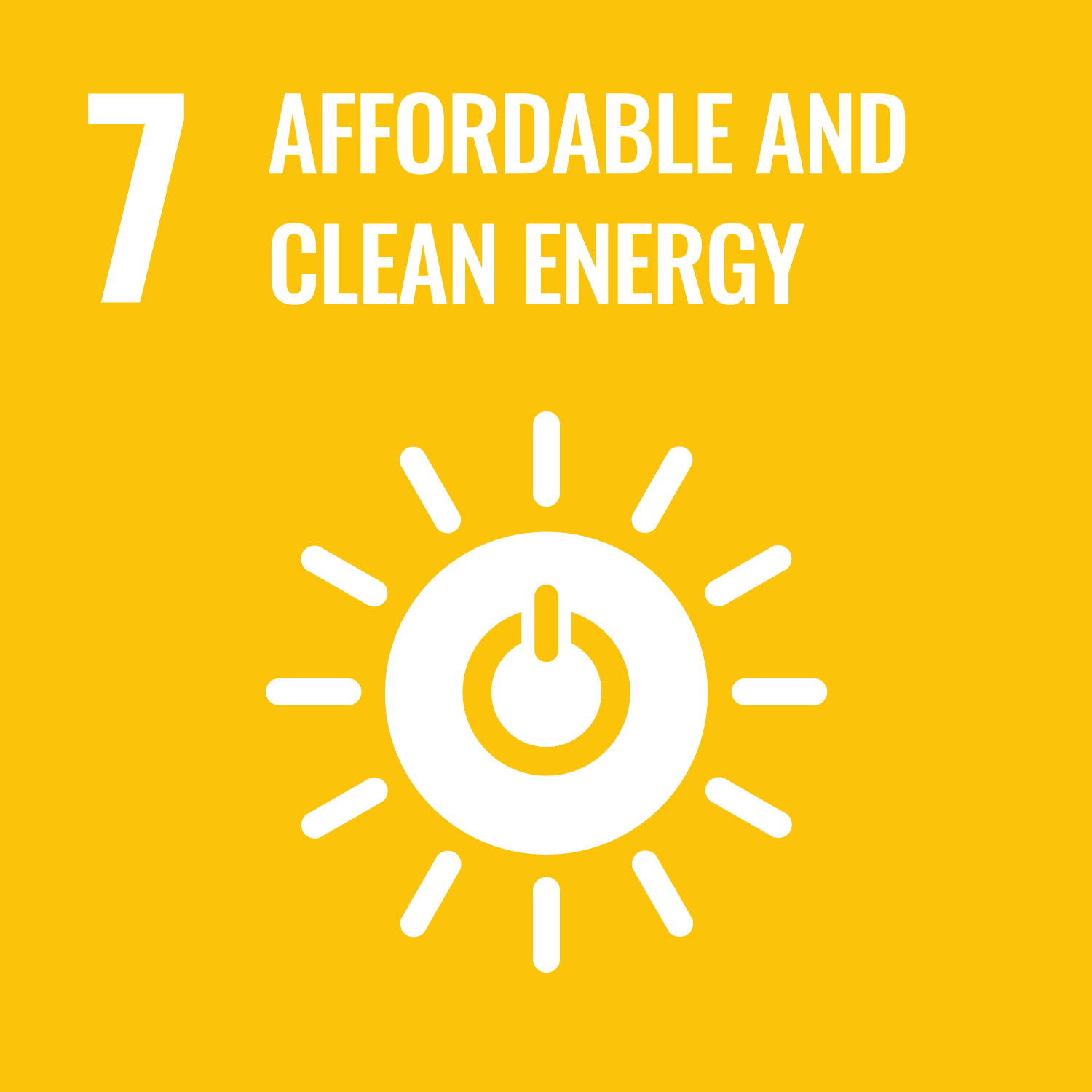 SDG 7 - saubere Energie